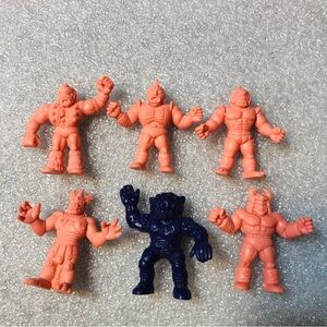 Mattel Vintage 1987 M.U.S.C.L.E Muscle Men Kinnikuman Mixed  Lot of 6